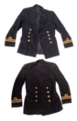 A collection of 20th Century Royal Navy uniforms.