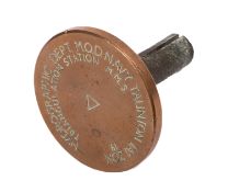 A 20th Century Hydrographic date time marker,