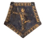 A 20th Century cast iron unofficial ship's badge for HMS 'Apollo'.