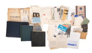A collection of WWII service papers and uniform for Jean Gordon Affleck no 7464 Womens Royal Naval