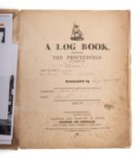 A 19th century log book for the schooner Abeona', March 10th , 1864 to June 10th , 1864,