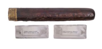 Roland Morris, HMS 'Association'. A short copper rod recovered from the wreck