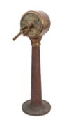 A 20th Century engine room telegraph, maker Bendix of Brooklyn.