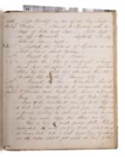 A 19th century log for the W Thomas & Son barque 'Carmathenshire', kept by J G Dawson,