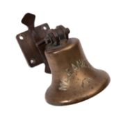 A brass ship's bell for the Motor Launch 'Jeanie Watt' ,