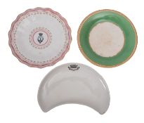 A dinner plate from the Royal Navy Lion-class battle cruiser HMS 'Princess Royal',