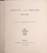 A 19th century journal for the Royal Navy Prince Consort-class Ironclad HMS 'Caledonia', 1868-1869,