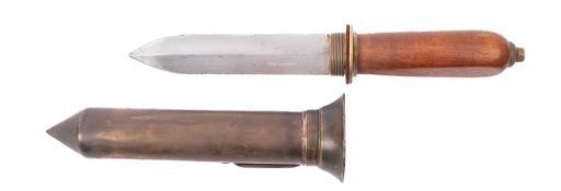 A 20th Century steel bladed Diver's Knife, maker Siebe Gormon & Co.