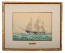 Frank Wood (British,1862-1953) - HMS Atalanta