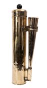 A 20th Century brass foghorn.