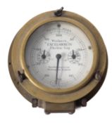 A Walker's 'Excelsior IV' Electric log bulkhead dial,