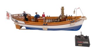 A scratch built live steam Roy 'Fleet Supply no,3' Barge.