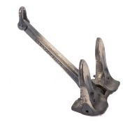 A 20th Century cast brass model of a 'Hingleys Challenge Patent' Anchor,