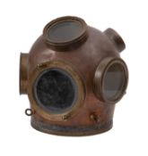 An early 20th Century French diving Bonnet.