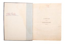 A late 19th/early 20th century sailor's log kept by Commander James Creber,