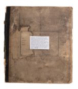 A late 19th century ship's log for the cargo sailing vessel 'Mount Pleasant',