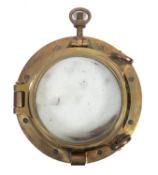 A 20th Century bronze porthole.