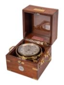 A Two-day Marine Chronometer, maker John Fletcher, London, formerly in use aboard U.S.