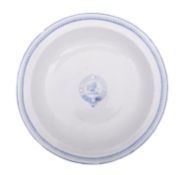 A late 19th/early 20th century stoneware soup bowl for SS yacht 'Britannia',