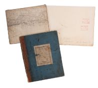 A 19th century log book for the schooner 'Sarah' dating from 13th September , 1845 to 14th February,