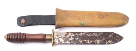 A 20th century diver's knife by Siebe Gorman & Co,