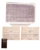 A collection of ship modelling plans, for pinnacles HMS 'Endeavour' and others,