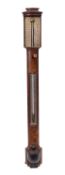 Bate, London, a 19th Century mahogany stick barometer