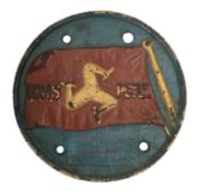 An early 20th Century Isle of Man Steam Packet Company cast iron plaque.
