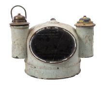 An early 20th Century cast binnacle top.