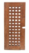 An early 20th Century teak deck grating.