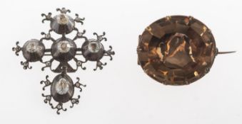 Two antique brooches,