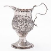 A George III silver cream jug by Thomas Shepherd London 1771,