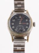 Vertex a WWII Dirty Dozen pilot's watch the round black dial with Admiralty arrow,