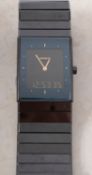 A Rado multifunction black DiaStar High-Tec ceramic watch the dial signed Rado to the rear of the