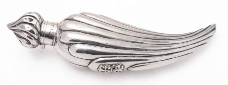 A Victorian silver scent bottle probably by Horton & Allday, Birmingham 1891, with Rd.No.