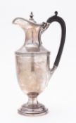 A George V silver hot water jug by Horace Woodward & Co Ltd, London 1919,