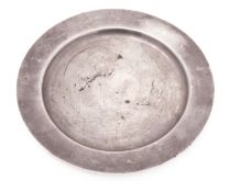 An Elizabeth II silver paten by Hurst, Franklin & Co Ltd, London 1967, of plain circular form,