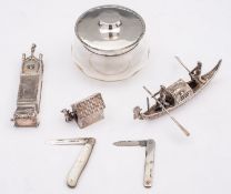 A mixed group of English, Hanau and Dutch silver