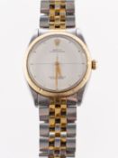 Rolex, Zephyr Oyster Perpetual, a gentleman's stainless-steel and gold wristwatch,