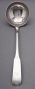 An early 19th century Provincial Scottish Oar pattern soup ladle by David Mason, Dundee, 1806-1810,