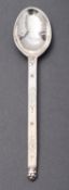 A George V Arts and Crafts silver christening spoon by Frances Charlotte Harling, London 1935,
