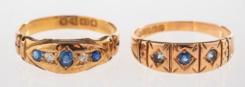 Two early 20th century rings,