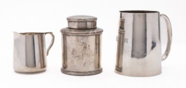 An Edward VII silver christening mug by Goldsmiths & Silversmiths Co Ltd, London 1905,