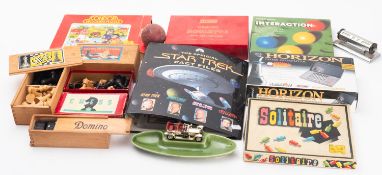 Vintage puzzles and board games. Includi