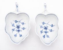 A pair of Royal Copenhagen porcelain but