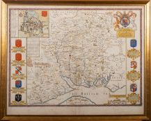 HAMPSHIRE. SPEED, John. Hantshire descri