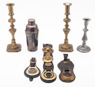 A group of metalware, comprising an e.p.