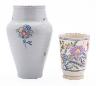 Two Poole pottery vases one of shouldere