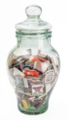 A collection of vintage matchboxes. Incl
