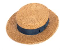 A Ridgmans Make straw boater hat. In the